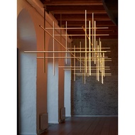 Designer Pick Empty Chandelier Minimalist Villa Living Room Dining Table Simple Modern Creative Line