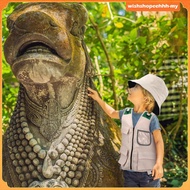 [WishshopeehhhMY] Explorer  Washable Cargo Vest Pretend Play Backyard Explorer Costume Kids