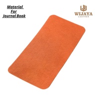 Safiano Leather Journal Cover Genuine Cowhide Journal Cover 30x15cm Oval Edge