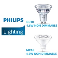 PHILIPS GU10 240V MR16 12V/240V 4.5W 4.6W LED BULB