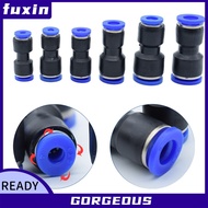 【XK10】 Reducer Straight Push-In Fittings Pneumatic Line Tube Hose Connector 4mm to 16mm