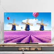 Custom pattern modern New Style High-End tv cover Cloth  lace  smart tv dust flat screen monitor protection hanging desktop LCD animation /24 32 37 43 47 50 52 55 60 65 75 80inch online celebrity111328
