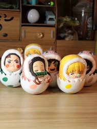 Anime Demon Slayer Sleeping Tumbler My Wife Zenitsu Tanjiro Inosuke You Bean Hand-Made Model Decorat