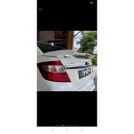 perodua bezza TRD V3 spoiler with Led brake lamp & Paint perodua bezza