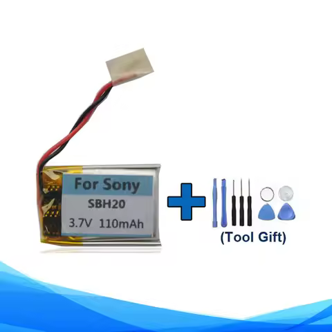 Tools Gift + 110mAh AHB441623 Battery For Sony SBH20 SBH-20 SBH56 Bluetooth Headphone Headset Batter