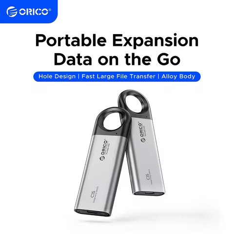 ORICO Portable SSD Up to 150MB/s for iPhone 15 16 Series Tablets Laptop Portable Solid State 32GB 64