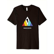 Imagine Dragon Triangle Logo Black Premium T-Shirt Cotton HVAO