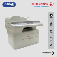 Mesin Fotocopy Mini Fuji Xerox PHASER 3200 MFP Mono  Print Scan Copy Fax F4