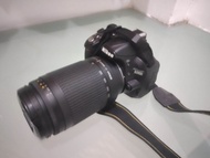 Paket Kamera DSLR Nikon D3100+lensa tele 70-300mm AFD