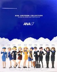 海洋堂 絕版 KAIYODO ANA UNIFORM COLLECTION全日空制服空姐系列公仔Ⅰ、Ⅱ 完整展示盒套組