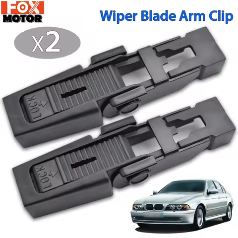 2Pcs Front Wiper Arm Blade Retaining Clip For BMW 5 Series E39 For Audi A4 B6 8E/8H Peugeot 607 Salo