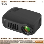 Projector Layar Tancap 1080P infocus Infokus Original Portable Mini Home Projector 50ANSI Lumens