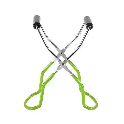 Canning Jar Lifter Stainless Steel Can Tongs Clip Heat Resistance Anti-clip Mason Jar Lifter Glass B