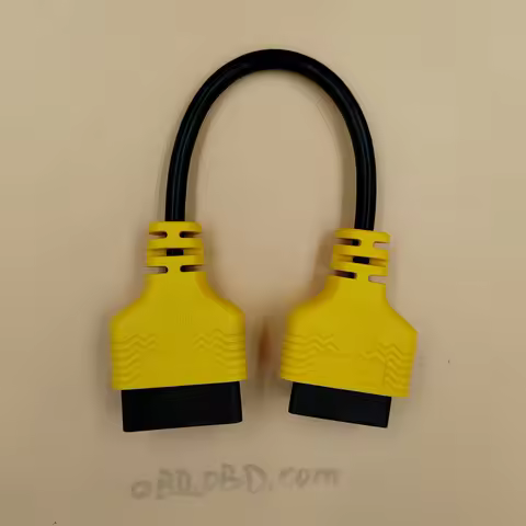 Original AUTOOL 30cm OBD2 Diagnostic Cable Car OBD2 II 16Pin Male to Female Extension Wire Cable