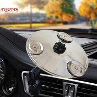 [tishita] Car Cymbal Funny Car Drum Cymbal Decor Air Vent Clip Auto Silver And Black