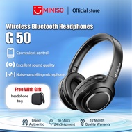 MINISO G50 Wireless Headset Bluetooth 5.4 Foldable Bluetooth Headset Head-mounted Bluetooth Headset 