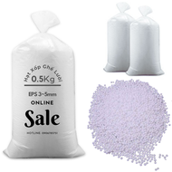 Hạt xốp ghế lười 3ii Home 0.5Kg EPS 3mm 5mm màu trắng được khử mùi an toàn cho sức khỏe và thân thiệ
