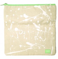 HEAD PORTER GRANADA 手拿包，NATURAL綠色，巴拿馬草編織而成。 [二手][HEAD PORTER]