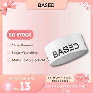 Based Bodyworks Hair Clay: Strong Hold,Matte Finish, Natural Look & Feel