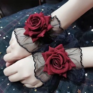 Lace Rose Wrist Sleeve Sleeve Dark Series lolita lolita Rose Sleeve Holiday Accessories Accessories