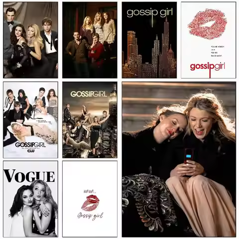 Hot TV G-Gossip G-Girls Poster HD Art Sticky Wall Poster Waterproof Aesthetic Decor For Home Living 