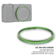 JJC GN-1 Metal Decoration Ring for RICOH GR3Colorful Lens Ring Dedicated for Ricoh GR III Replace Ri