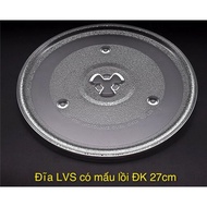Microwave plate with diameter 27cm for microwave ovens 22L-23L