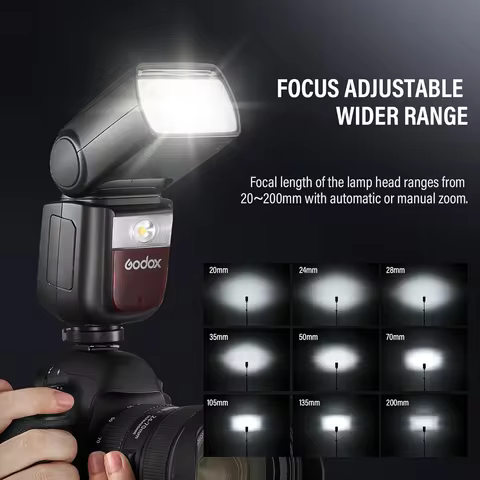 Godox V860III Camera Speedlite for Nikon 76 Ws 2.4 G TTL HSS 1/8000 s 10 Levels Camera Flash