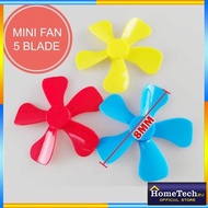 DC Mini Fan Blade 80mm 5 Blade Electronic DC Fan Motor Student Experiment Kits DIY toy parts baby toy Mini propeller Fan