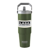 LASA 304 Stainless Steel Handheld Vacuum Tumbler With Straw Handle (900ml)