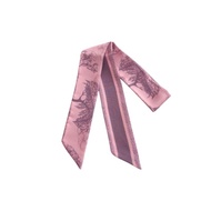 Twilly Scarf Scarf Bag Accessories Bandana Enchanted Pink Grey