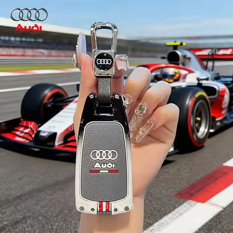 For Audi Q8 RSQ8 A6 C8 S6 RS6 A7 S7 RS7 A3 8Y A8 D5 4N RS E-tron GT Sporty Style ABS Car Key Case Co
