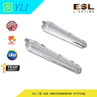 ESL LIGHTING YLI T8 LED WEATHERPROOF FITTING – OS YWP Series (DOUBLE ENDED)