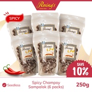 Rosings Tamarind Candy (Champoy Sampalok Spicy Flavor) 250 grams Pack of 6