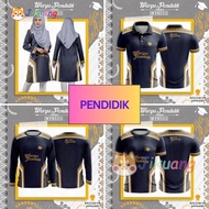 BAJU WARGA PENDIDIK MALAYSIA WPB500 jersi pendidik tshirt guru tshirt pendidik baju cikgu muslimah pendidik collar JK2