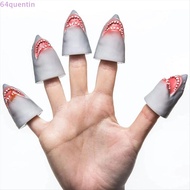 QUENTIN Shark Finger Puppet, Safety Montessori Mini Animal Hand Puppet, Creative Educational Toy Animal Shark Family Doll Finger Puppet Toy Set Kids