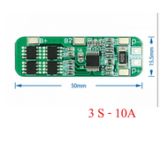 BMS โมดูลชาร์จ 2S 3S  10A / 15A / 20A แบตเตอรี่ลิเธียม 18650 เครื่องชาร์จ BMS แผ่นป้องกัน 12.6V  7.4V 8.4V  18650 Li-Ion