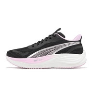 Puma Jogging Shoes Velocity Nitro 3 Wn Black White Pink Reflective Road Running Women's [ACS] 377749