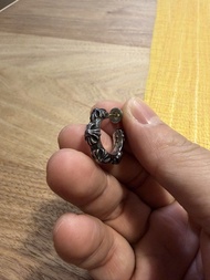 Chrome Hearts Hoop Cross Earring