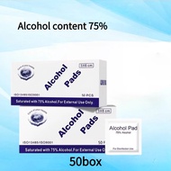Alcohol Swab Alcohol Pad 75% Ethyl Alcohol (50 pcs)