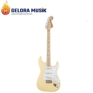 Gitar Elektrik Fender Japan Yngwie Malmsteen Stratocaster w/Gigbag, Yellow White