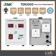 TNK TDR2000 / WVR2000 2000VA AVR Automatic Voltage Regulator Voltage Stabilizer Power Regulator Heav