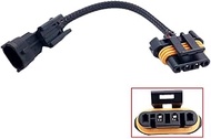 Wire Adapter 6" LS Alternator 2-pin Hi-amp to 4-flat for LS1 LM7 LQ4 4.8 5.3 LR4 LS6 L59 LQ9 LM4 L33