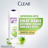 Clear Shampo Menthol 160ML lemon Apple Anti ketombe Men menthol