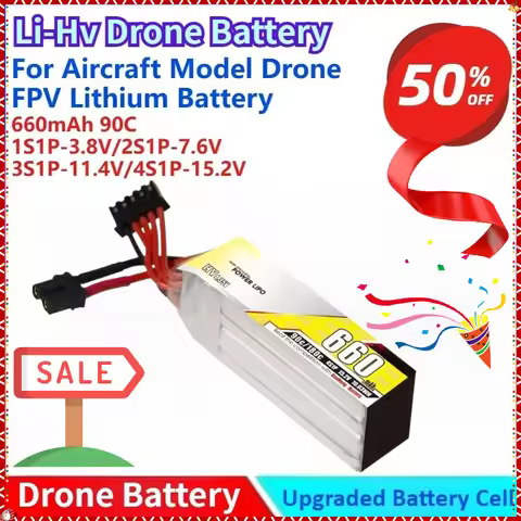 Brand New 1S 3.8V/2S 7.6V/3S 11.4V/4S 15.2V Lipo Battery 660mAh 90C with XT30 Plug for Aircraft Mode