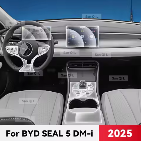 BYD Car SEAL 5 DM-i Protector Transparent TPU For BYD SEAL 5 DM-i 2025 2026 Car Center Console Media