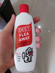 COD Deet 2024 Away Dog Shampoo 120ml (Anti Flea Kuto /Lice Pulgas / Garapata)