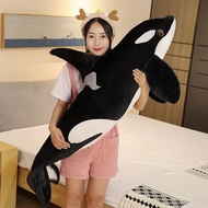 75/130Cm Simulation Killer Whale Plush Toys Stuffed Fish Shark Plush Doll Cartoon Soft Sleep Pillow