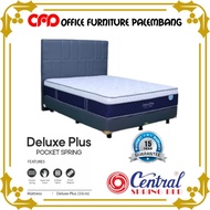 PROMO springbed central DELUXE PLUS pocket spring matras kasur spring bed pocket full set