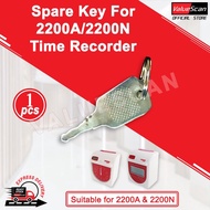 Spare Key for 2200A / 2200N Time Recorder / Punch card Machine Duplicate Key